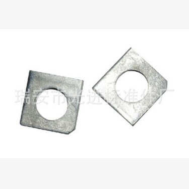 墊圈廠生產(chǎn)銷售堅(jiān)固件方斜墊圈 墊圈 GB852工字鋼用方斜墊圈