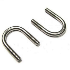 供應(yīng)電鍍鋅美制圓U型螺栓帶擋片螺母