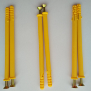 供應(yīng)A級優(yōu)質(zhì)塑料膨脹釘 高強度國標(biāo)塑料錨栓