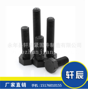 供應(yīng)高強(qiáng)度全扣螺栓 GB5783 高強(qiáng)度8.8級(jí)外六角 加長螺絲