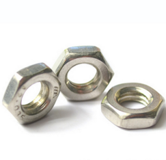 供應(yīng)304不銹鋼扁型六角螺母薄形螺帽