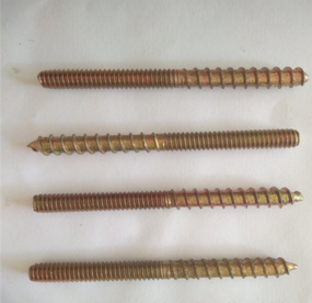 供應單尖雙牙絲供應 鍍彩雙尖全扣絲 家具螺絲規(guī)格M10