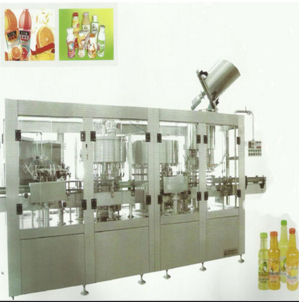 全自動(dòng)果肉飲料灌裝機(jī)