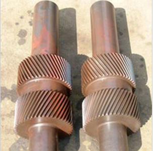 高速人字齒軸滲碳