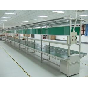 供應(yīng)皮帶式輸送機(jī)雙邊長(zhǎng)臺(tái)流水線