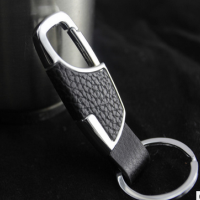 金屬定制男士汽車真皮小掛件創(chuàng)意禮品鑰匙扣小禮品贈送實用