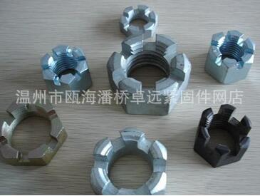 熱銷推薦不銹鐵非標(biāo)緊固件 不銹鋼六角螺母 開槽六角螺母