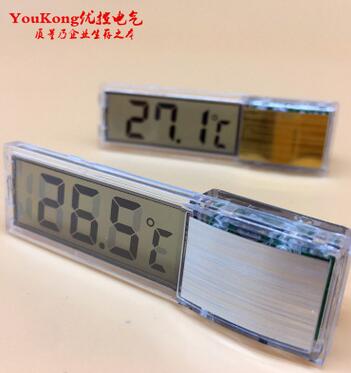 3D液晶透明魚缸溫度計 電子裸眼透視水族廠家YK-50生產(chǎn)外貿(mào)批發(fā)