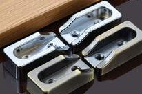 創(chuàng)聯(lián) 加厚合金衣柜掛衣桿托座 衣櫥柜內(nèi)衣通管法蘭座五金配件