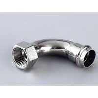 不銹鋼彎頭 加厚雙卡壓管件 無縫熱壓彎頭鋼管 廠家直銷