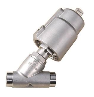 絲扣氣動角座閥