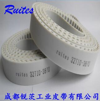 同步帶聚氨酯同步帶PU同步帶聚氨酯帶加紅膠加綠布加擋塊