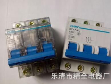 DZ47-60 低壓小型斷路器 正泰 廠家批發(fā) 3相 新版 透明