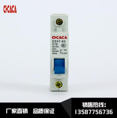 專業(yè)供應 DZ47型空氣開關1P 小型斷路器 塑殼斷路器 價格合理