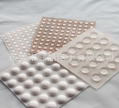 浙江防撞透明玻璃硅膠墊6*2 亞克力展示架防震防滑硅膠腳墊10*1.