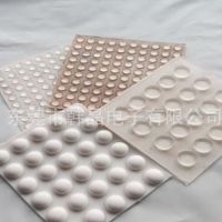 浙江防撞透明玻璃硅膠墊6*2 亞克力展示架防震防滑硅膠腳墊10*1.