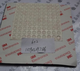 廠家直銷 高品質(zhì)半球形硅膠墊透明腳墊 單面背3M強(qiáng)力膠膠墊 批發(fā)