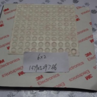廠家直銷 高品質(zhì)半球形硅膠墊透明腳墊 單面背3M強(qiáng)力膠膠墊 批發(fā)