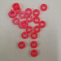 墊圈 模切圓型墊圈 硅膠墊 密封防水墊 紅色平墊圈 水機(jī)密封膠墊