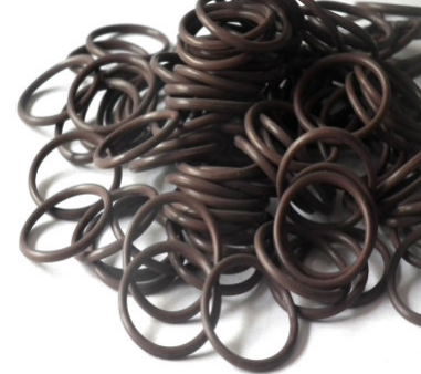 廠家直銷橡膠密封圈耐酸堿腐蝕棕色氟膠O型密封圈佛山現貨