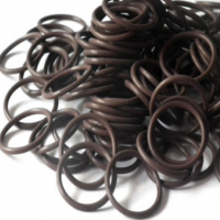 廠家直銷橡膠密封圈耐酸堿腐蝕棕色氟膠O型密封圈佛山現貨