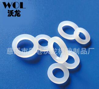 現(xiàn)貨平墊膠圈透明白色硅膠橡膠密封防水耐高溫墊片4分6分平口墊圈