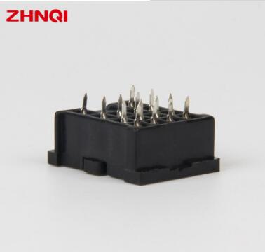 PY14-02 PYF14A小型中間繼電器插座MY4N-J NJ焊接尖腳底座子HH54P