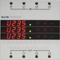 三相開關帶過壓欠壓缺相斷零不平衡保護,線電壓實時顯示,可擴展