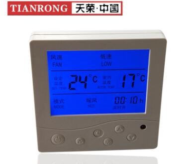 TR-801中央空調(diào)溫控器 液晶溫控器 風(fēng)機(jī)盤管溫度控制器定時(shí)功能