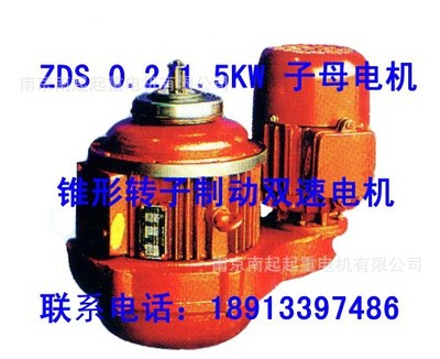 南京江陵電機(jī) ZDS 0.2/1.5 KW 雙速子母電機(jī)