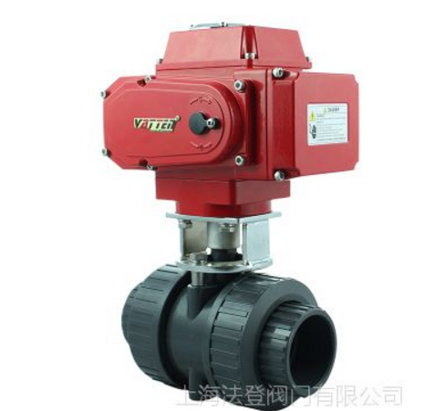 電動(dòng)PVC球閥，電動(dòng)塑料球閥