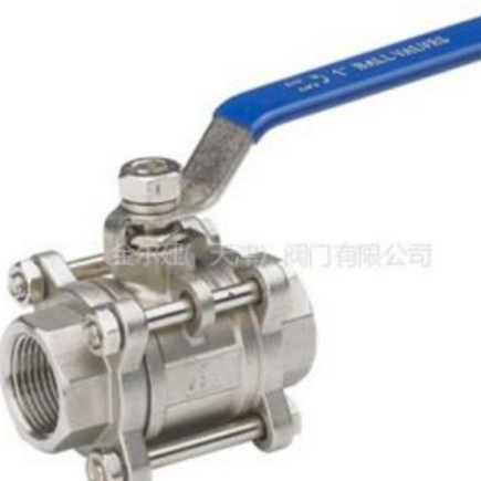 供應(yīng)三片式球閥，內(nèi)螺紋連接，不銹鋼絲扣球閥Q11F