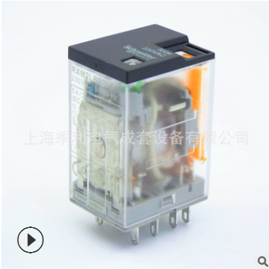 施耐德插拔式小型中間繼電器2副觸點(diǎn) RXM2LB2P7 AC220V原裝