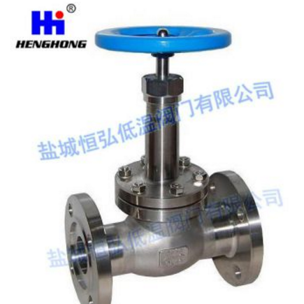 低溫 J41F-40P DN65-200 不銹鋼 法蘭低溫短軸截止閥門 LNG 液氮