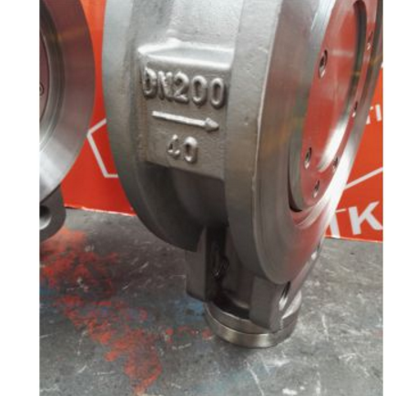 PN40-DN200不銹鋼德標對夾蝶閥硬密封帶ISO5211平臺裸軸蝶閥