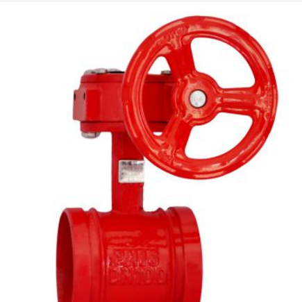 鑫浩閥門手柄溝槽蝶閥，溝槽蝶閥