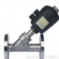 供應氣動法蘭角座閥塑料頭