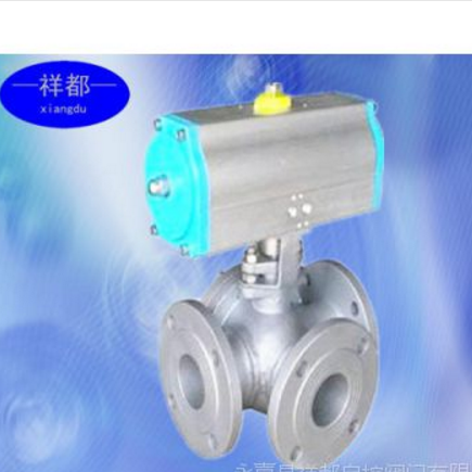 供應氣動四通球閥Q46F