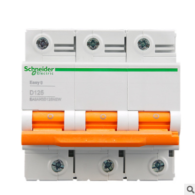 施耐德小型斷路器E9系列空氣開關(guān) EA9AH3D125NEW 3P D125A