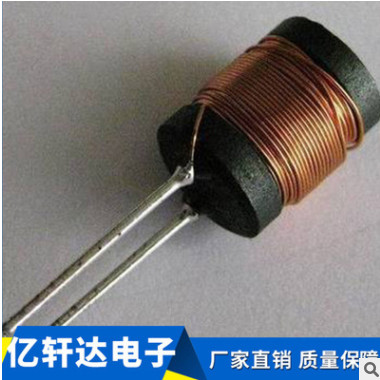 廠家直銷 億軒達電感制造10*16L/1MH工字電感 插件電感多層平繞式