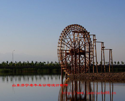 濟(jì)寧黃河水車廠家/老牛車水車