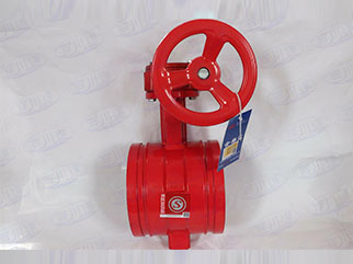 青島D381X-1.6Q蝸輪蝶閥/百川通閥門