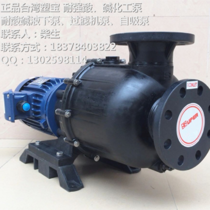 供塑寶耐腐蝕化工泵SD-40022NBR-SSH化學(xué)藥水泵1.5kw過(guò)濾機(jī)泵自吸式化工泵