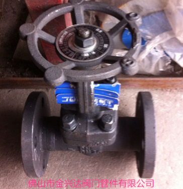 代理上海滬工閥門HG正品J41H鍛鋼蒸汽導(dǎo)熱油法蘭截止閥A105截止閥
