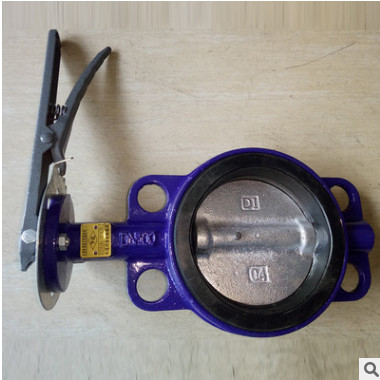 廠家直銷 熱賣批發(fā) 閥門 中線對夾手柄蝶閥