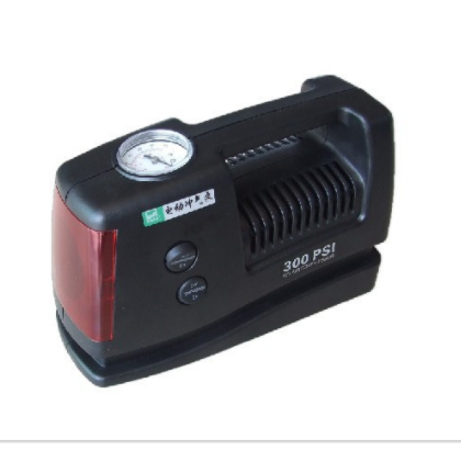 廠家直銷 便攜式電動車載充氣泵 帶照明警示燈