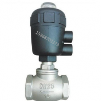 304不銹鋼塑料頭氣動(dòng)腰鼓閥聚酰胺頭腰鼓閥干燥機(jī)水閥T型DN15-65