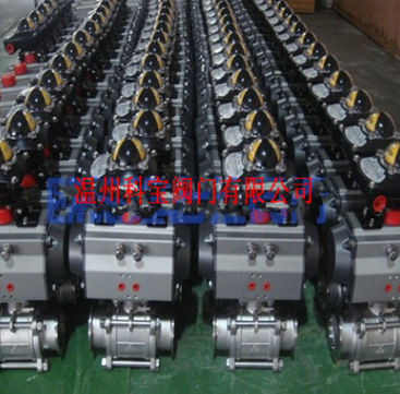 1寸 內(nèi)螺紋BSPT高平臺(tái)氣動(dòng)球閥 1000WOG