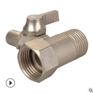 2分金屬連體閥 凈水器球閥 純水機RO機快擰球閥 進水開關(guān)內(nèi)牙外牙