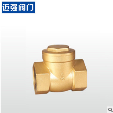 供應(yīng)黃銅止回閥 手動(dòng)內(nèi)絲單向止回閥黃銅臥式止回閥